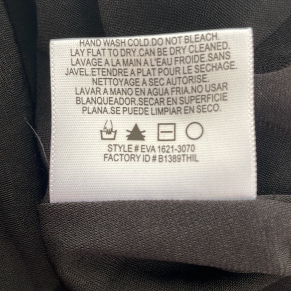 NWT Dress the Population Eva Black One Shoulder Gown Dress Size XS - Picture 10 of 10